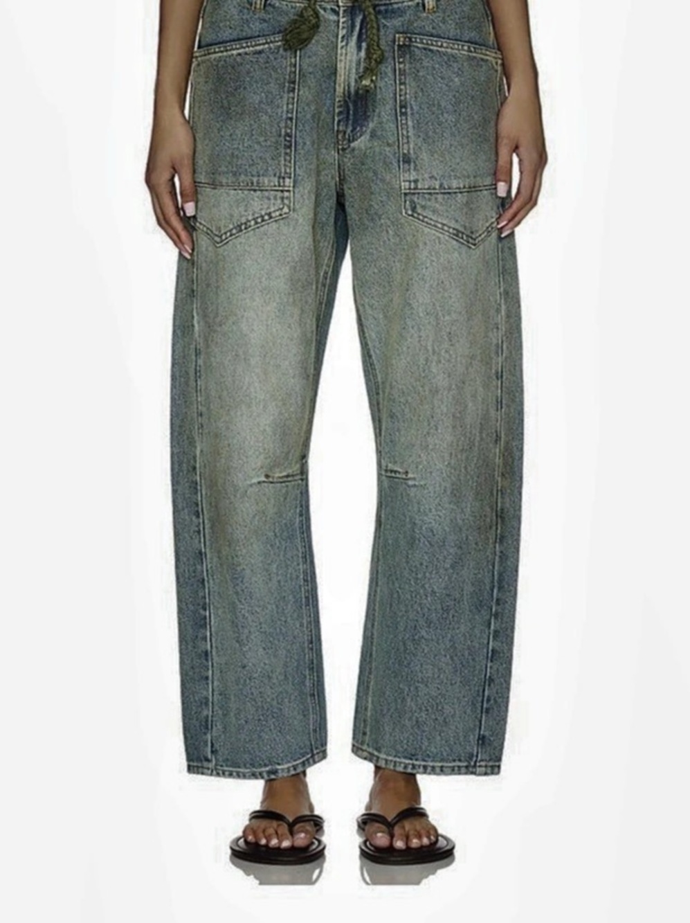 Rush Hour Jeans Lioness Drawstring Trouser Jeans Blue